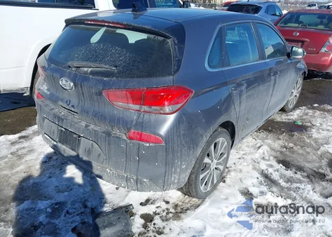 2018 Hyundai Elantra Gt from USA, damaged, VIN KMHH35LE1JU042584
